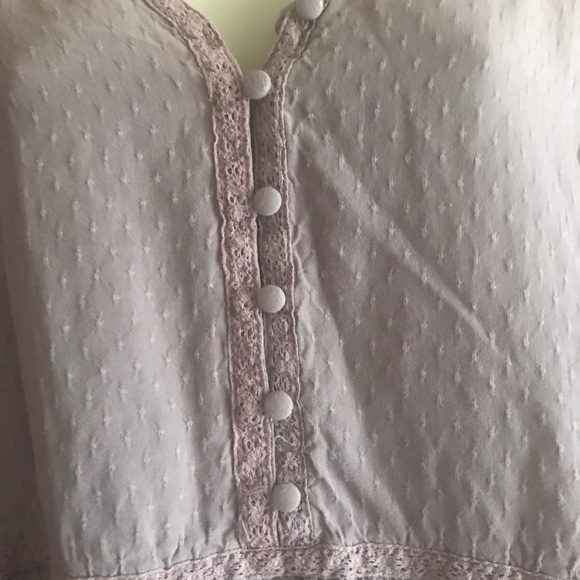 Como Vintage Swiss Dot Blouse W/ Bell Sleeve - Picture 3 of 8